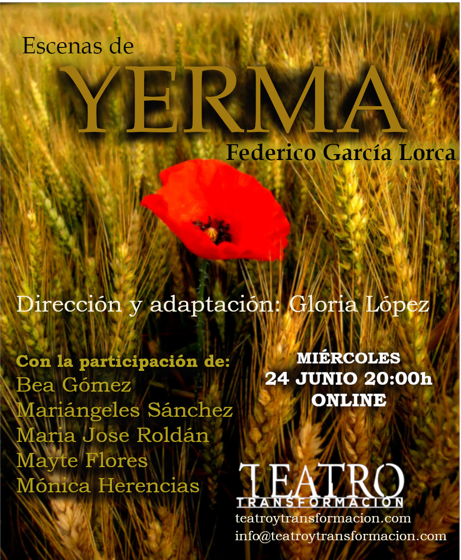 Lee más sobre el artículo YERMA de Federico Garcia Lorca